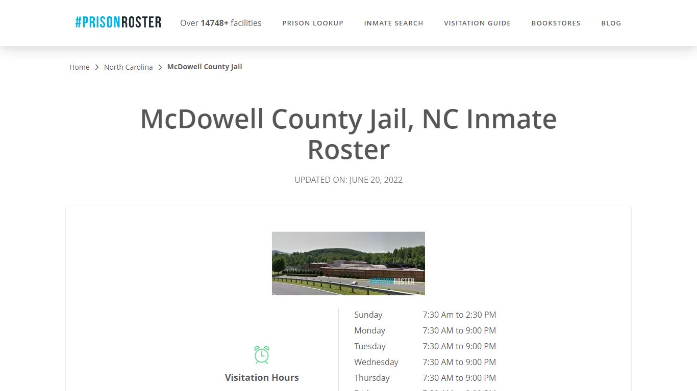 McDowell County Jail, NC Inmate Roster - Inmate Locator