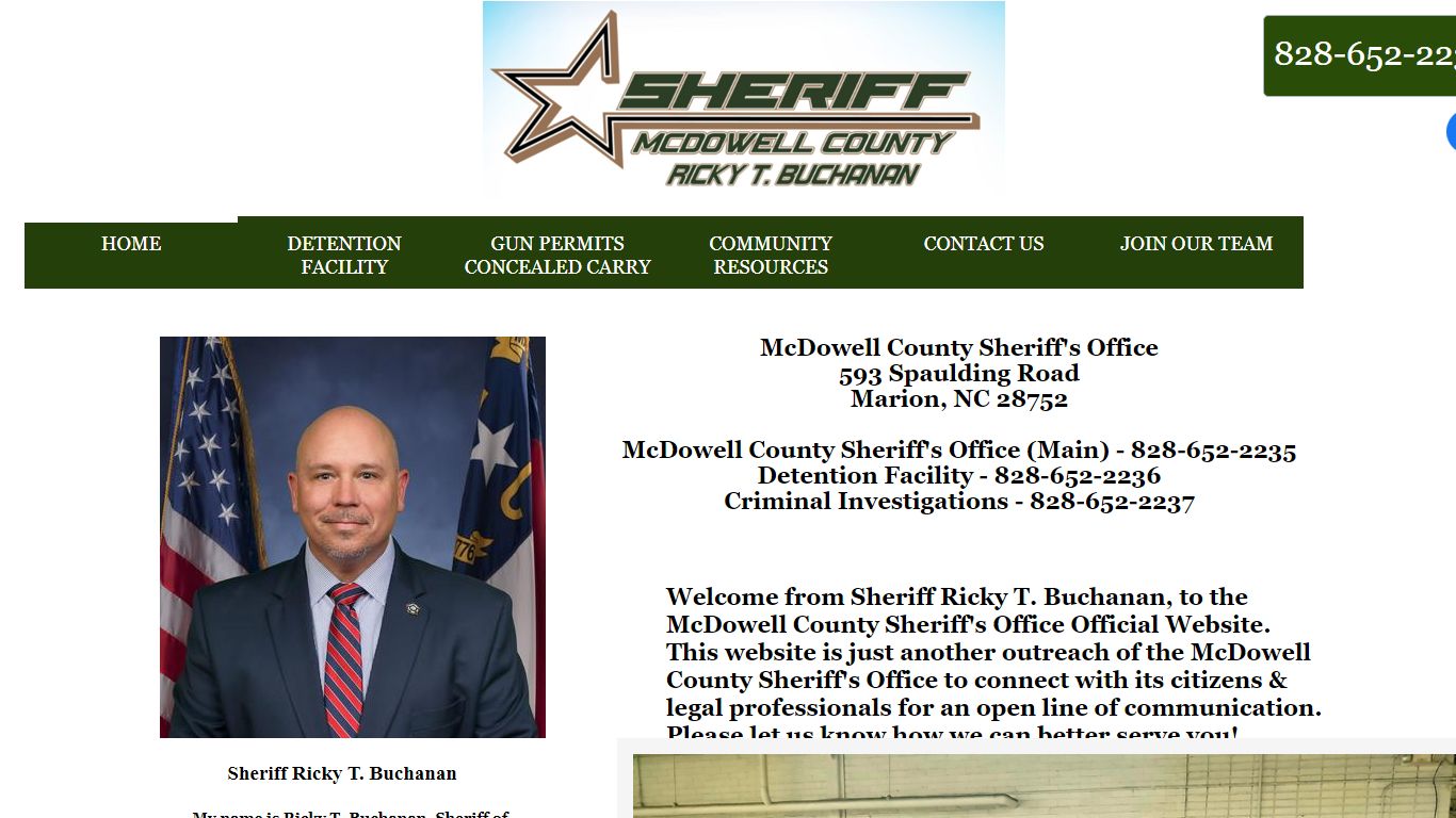 MCDOWELL COUNTY SHERIFF'S OFFICE